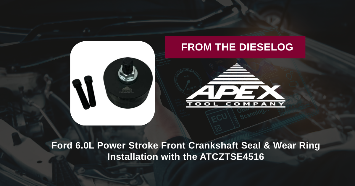 Ford 6.0L Power Stroke Front Crankshaft Seal & Wear Ring Installation with the ATCZTSE4516